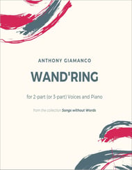 WAND'RING Two-Part choral sheet music cover Thumbnail